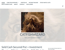 Tablet Screenshot of catfishwizard.com